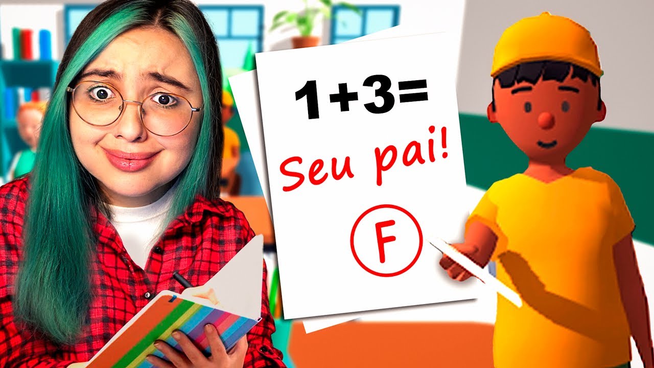 VIREI PROFESSORA BURRA DE UM MONTE DE ALUNO MAIS BURRO AINDA...de novo