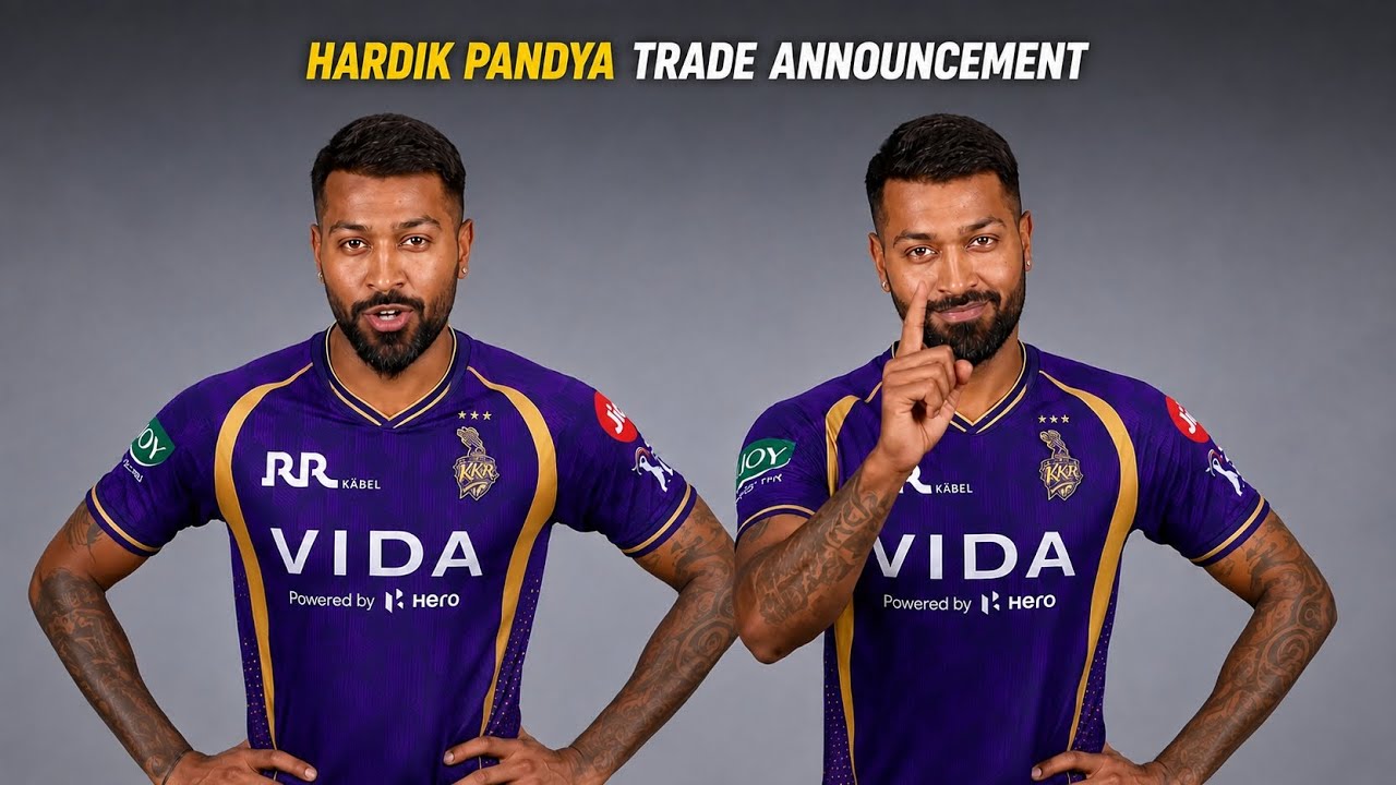 Hardik Pandya Trade Announcement | Hardik Confirms Trade Deal to KKR for IPL 2027