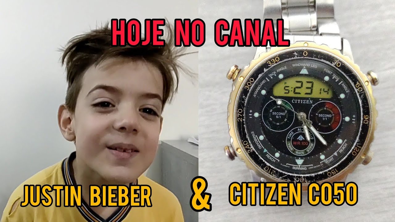 JUSTIN BEIBER PRESENTE NO CANAL - CITIZEN C050 - CONSERTO DE RELOGIOS - @justinbieber