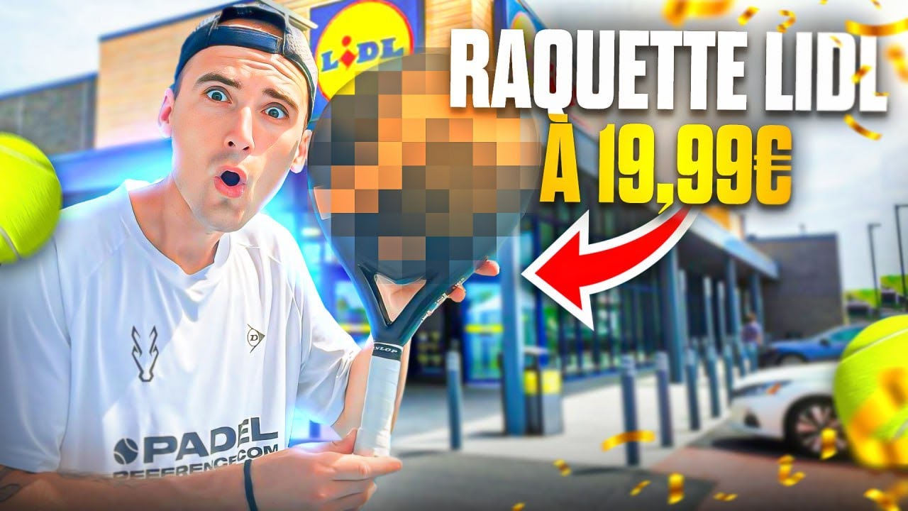 J'ai testé la RAQUETTE DE PADEL LIDL à 20€... et voilà le résultat !!!