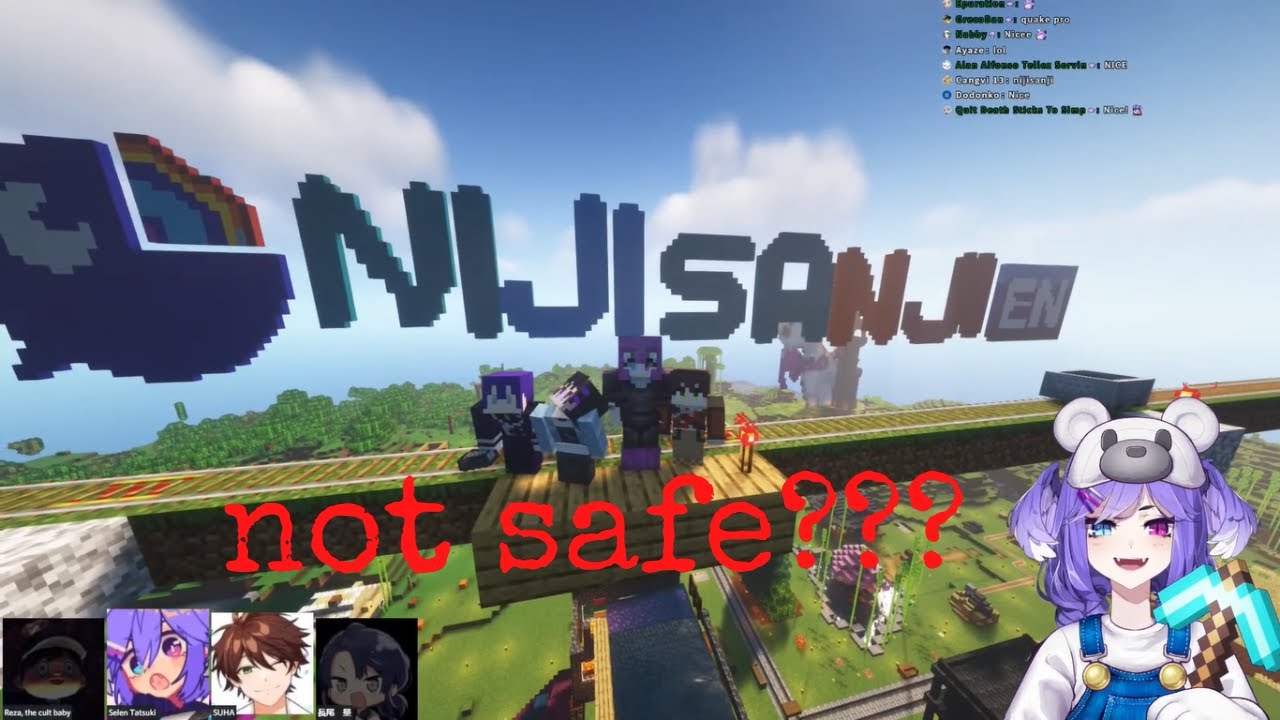 Nijisanji EN minecraft server is not safe...