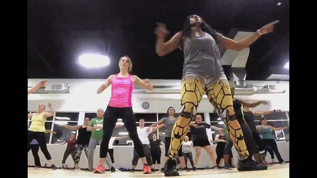 Fitness Dance Locking to 'Working Day and Night"