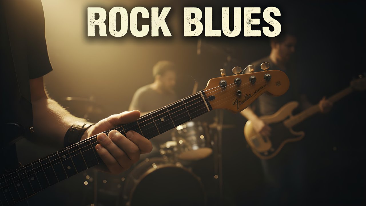 Classic Blues Rock Vibes | Electric Guitar Magic in a Dimly Lit Venue
