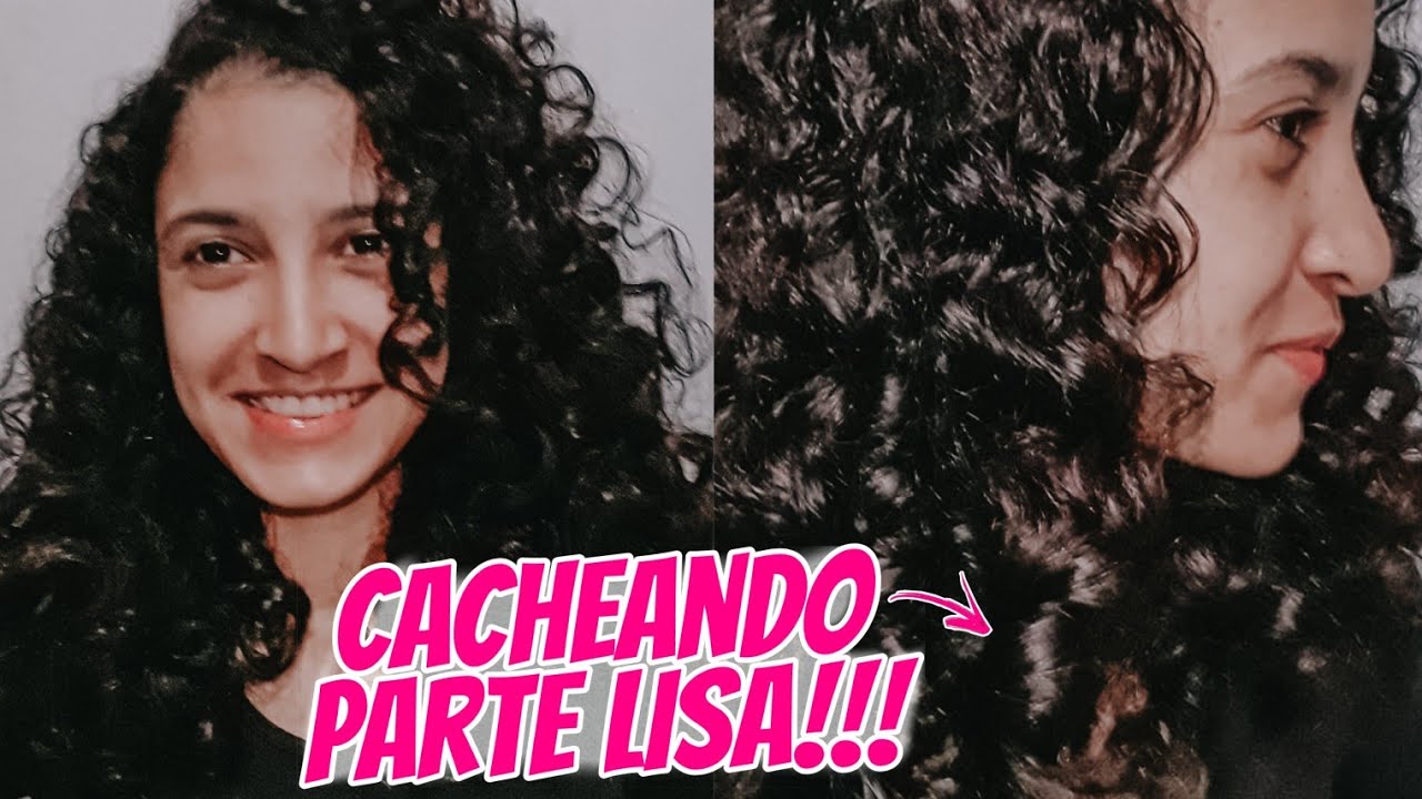 Como cachear a parte lisa do cabelo TEXTURIZA&Ccedil;&Atilde;O COM COQUINHOS Transi&ccedil;&atilde;o capilar