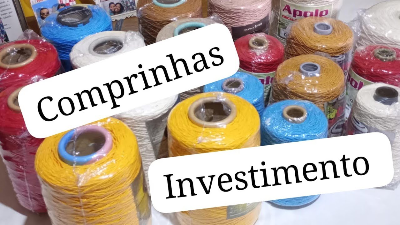 🚨#investindonomeuatelier Comprinhas de Barbantes