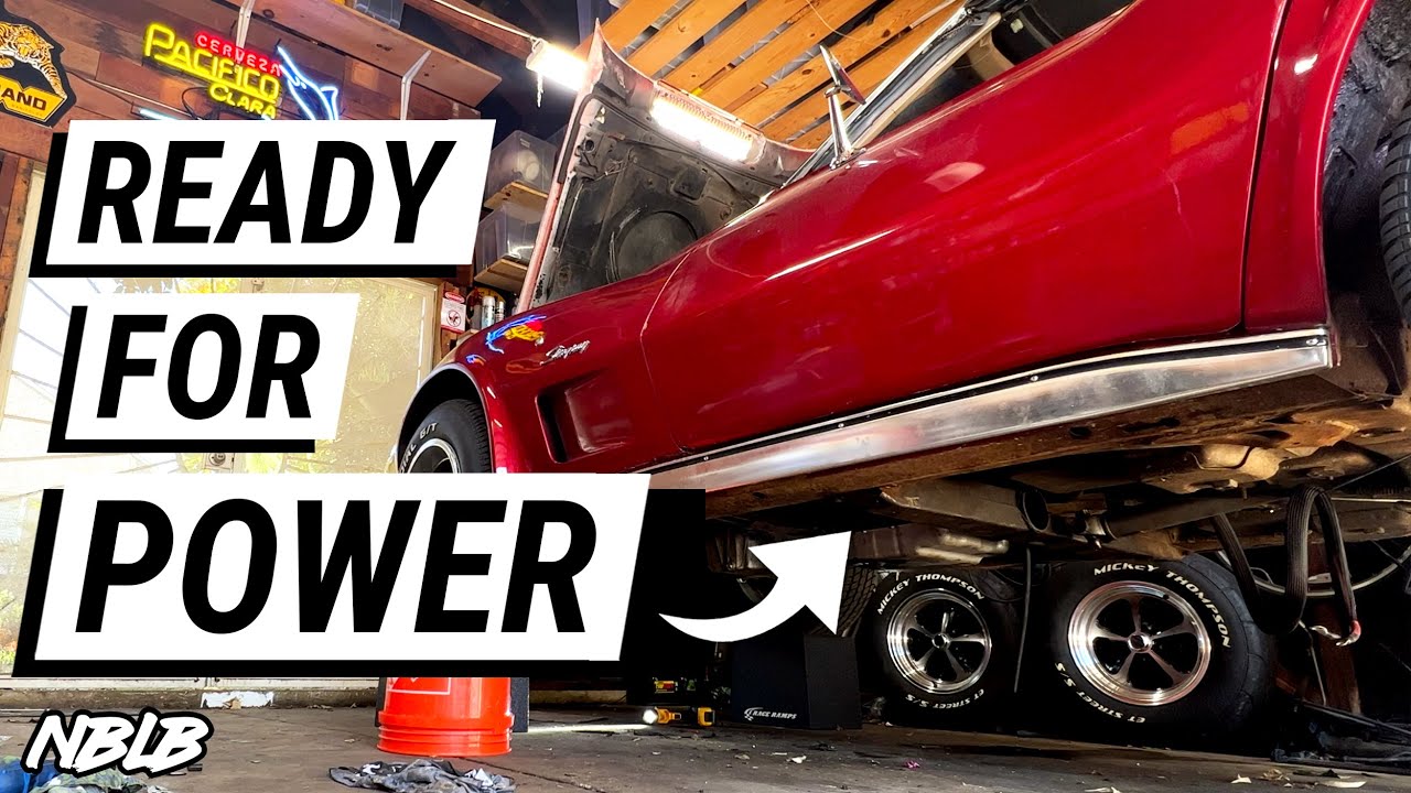 Here's How I Installed My 4L60E Into My LS Swap 1974 Corvette For FREE