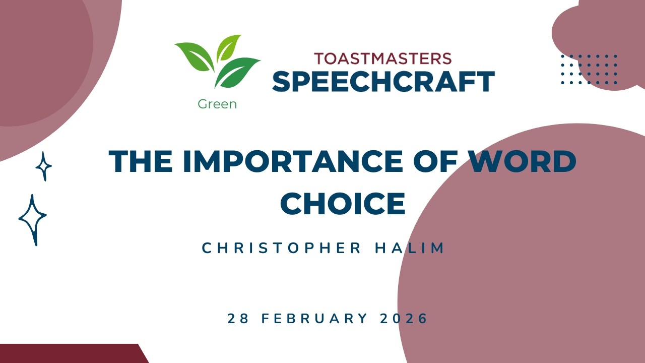 The importance of word choice by Christopher Halim