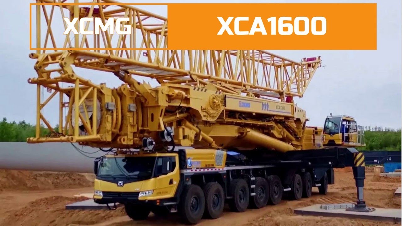 XCA1600 - nine-axle 1600 ton China all-terrain crane by XCMG