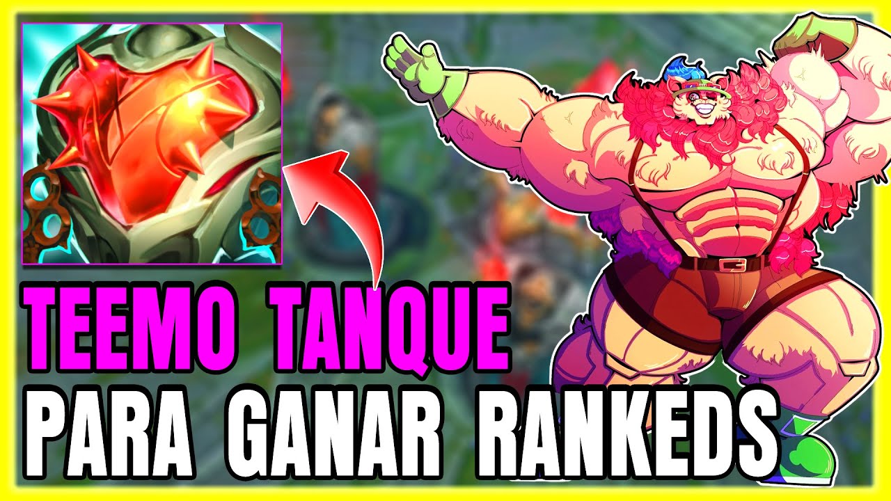 💪Vuelve TEEMO TANQUE el MEJOR TEEMO mucha VIDA y DAÑO