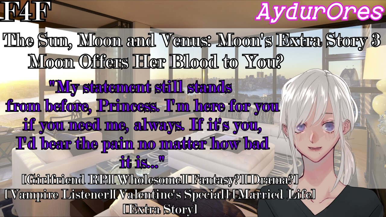 [F4F]You Wake Up Turned Into a Vampire? [Girlfriend RP][Valentines Special][After Story][Wholesome?]