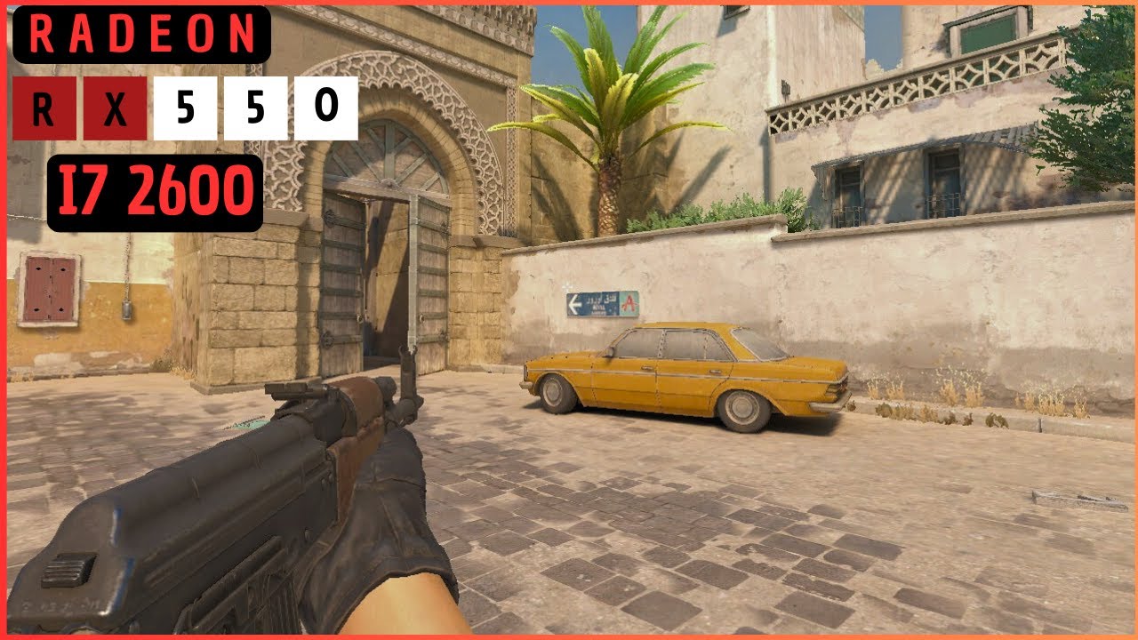 RX550 4GB / I7 2600 + 16GB RAM - TESTE CS2   #pc #pcgaming #csgo #cs