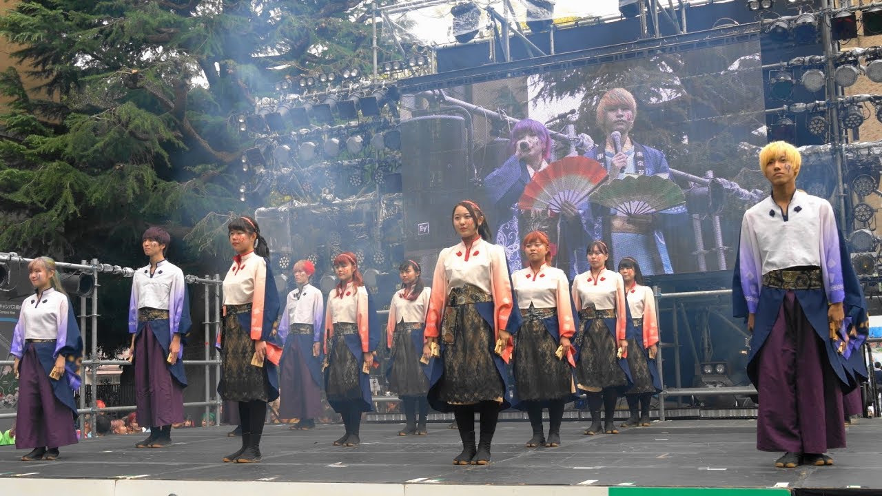 早稲田大学 東京花火【舞灯籠】早稲田祭2019 正門前ステージ