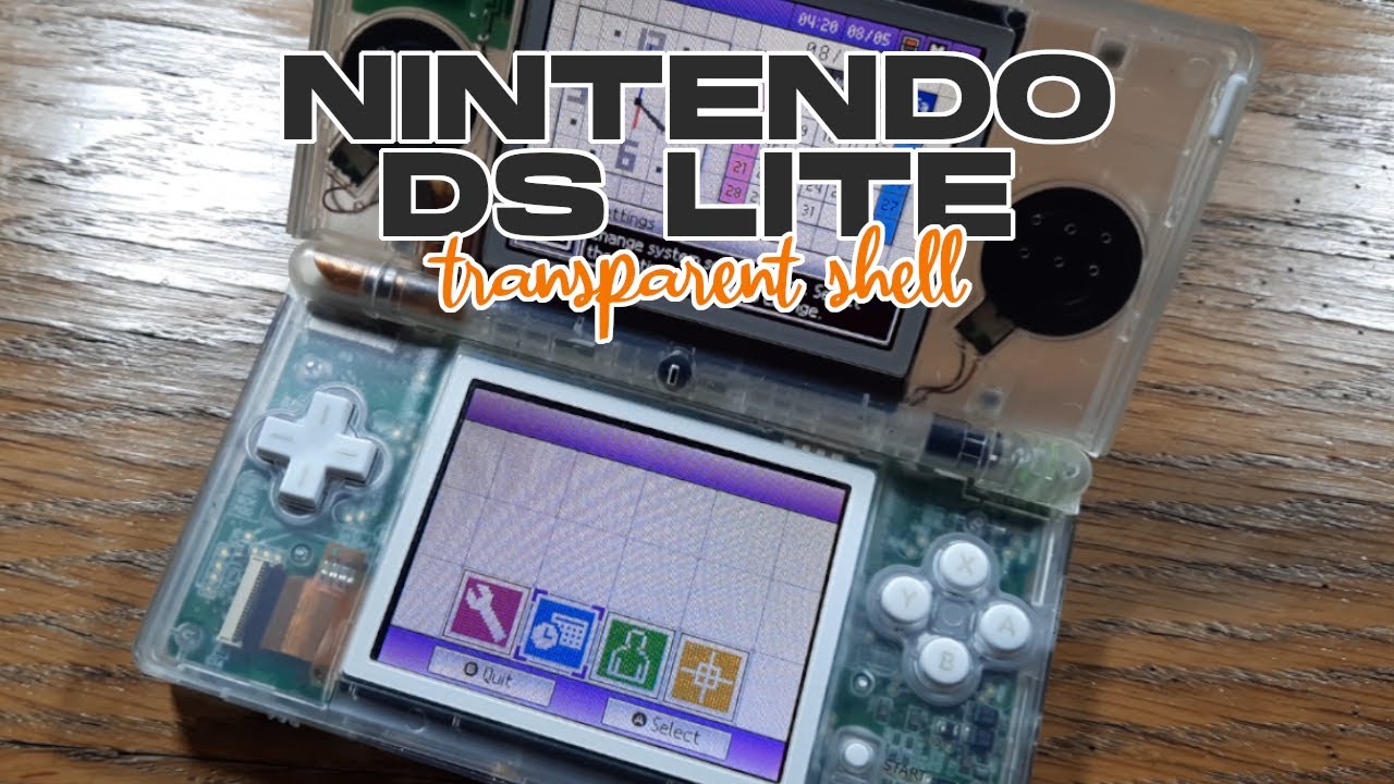 NO talking ASMR | How to reshell a Gameboy DS Lite