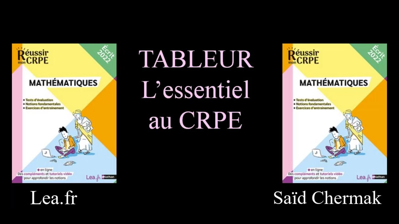 Préparer le CRPE : découvrir et utiliser un tableur