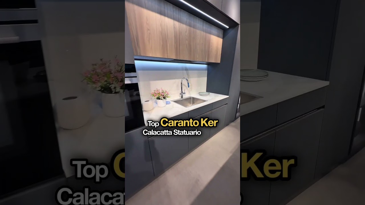 3 finiture top cucina Caranto Ker di Veneta Cucine🔝#interiordesign #arredamento #casa #arredocasa
