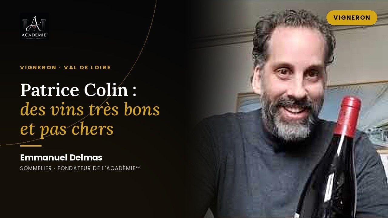 Des vins très bons et pas chers: Patrice Colin en Loire
