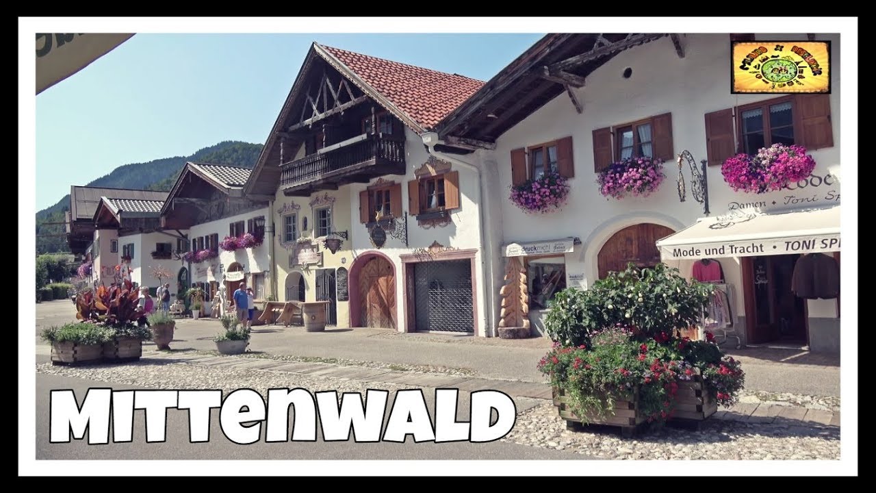 &iquest;Qu&eacute; ver y visitar en MITTENWALD? Pueblo m&aacute;s Bonito de los Alpes B&aacute;varos | Baviera 14# | Alemania