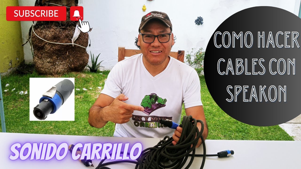 Como hacer cables con conector speakon😉