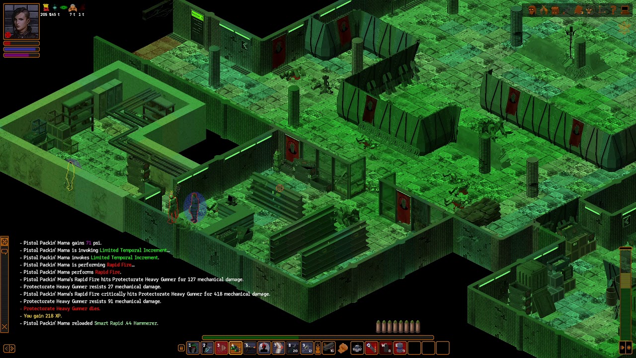 Underrail - Dominating. Pistol build.  Fort Apogee.