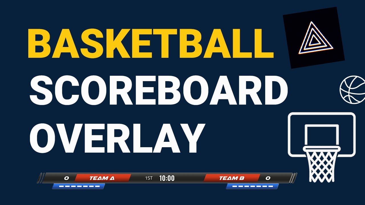 How to Add a Basketball Scoreboard in PRISM Live Studio (2025 Tutorial)