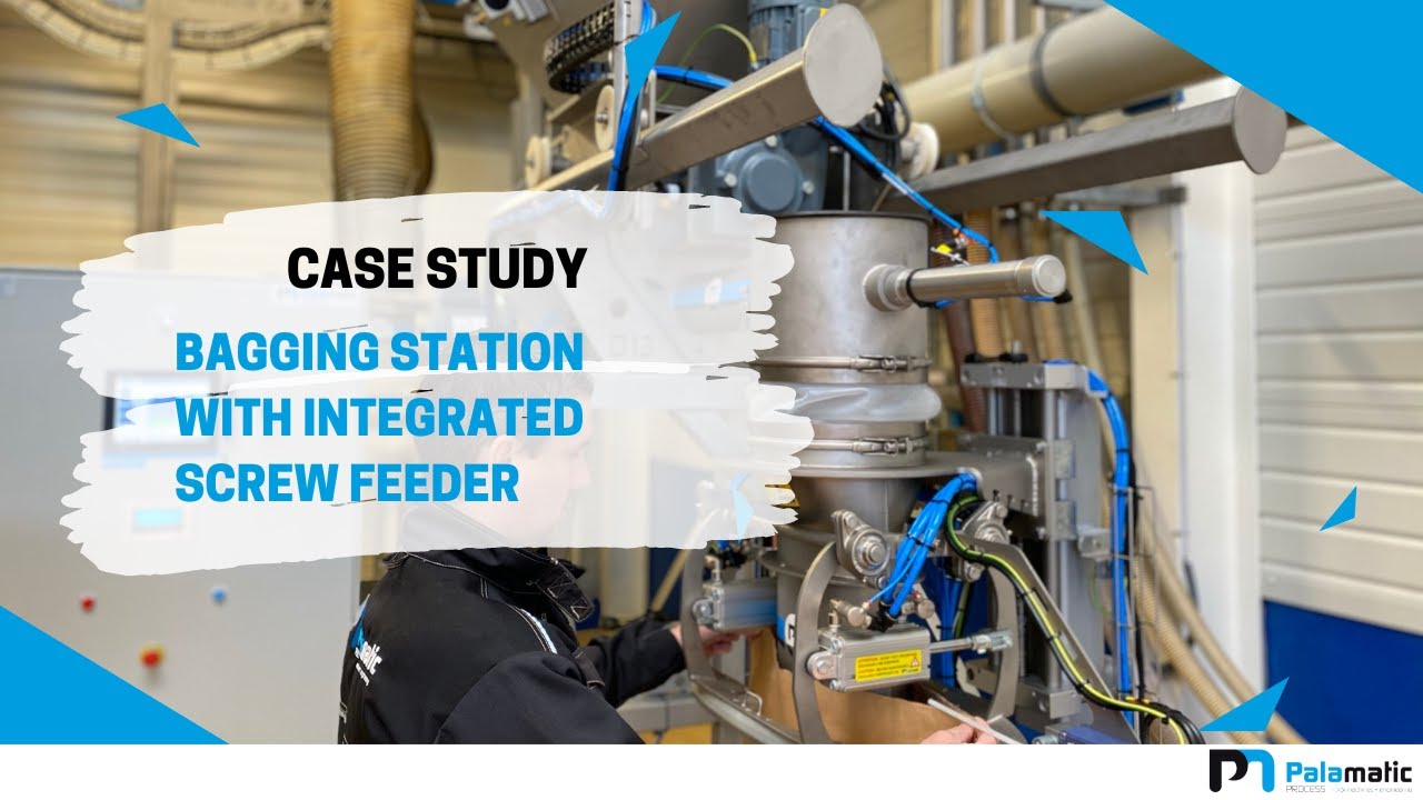 Sack filling station - Bagging station with integrated screw feeder | Palamatic Process Inc