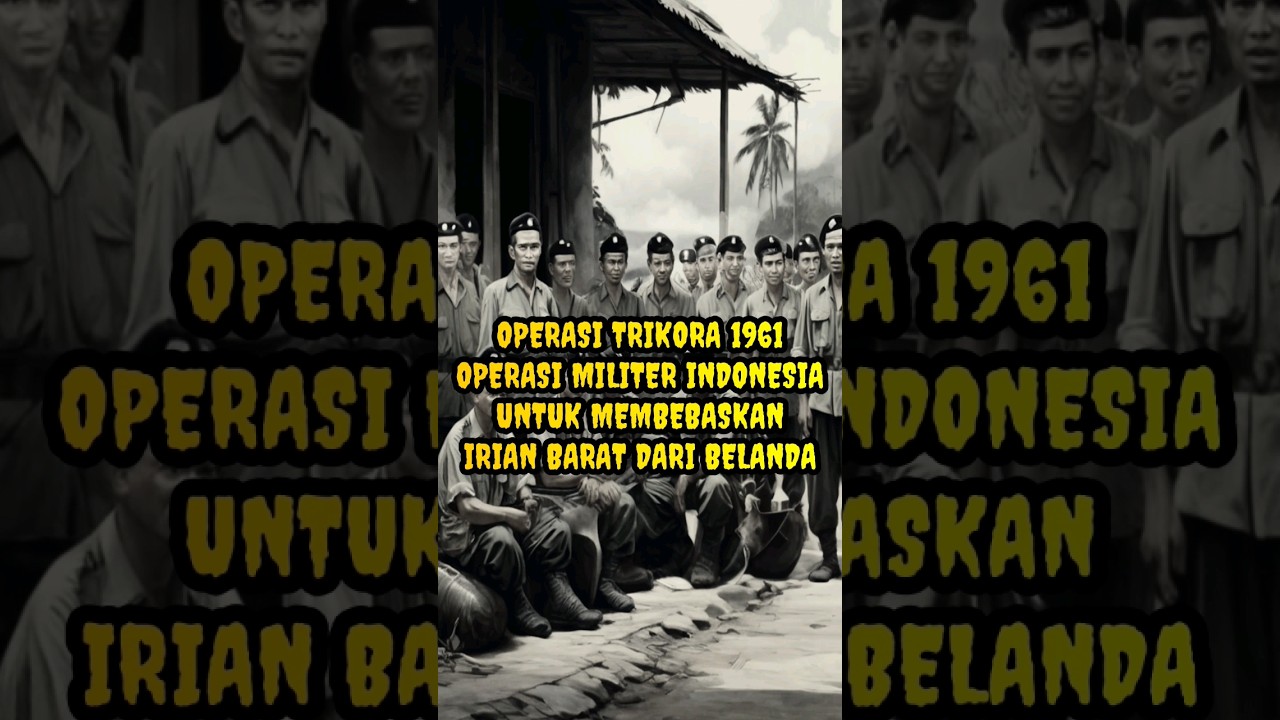 OPERASI TRIKORA 1961, PEMBEBASAN IRIAN BARAT DARI BELANDA #sejarah #sejarahperang #kisah #trikora