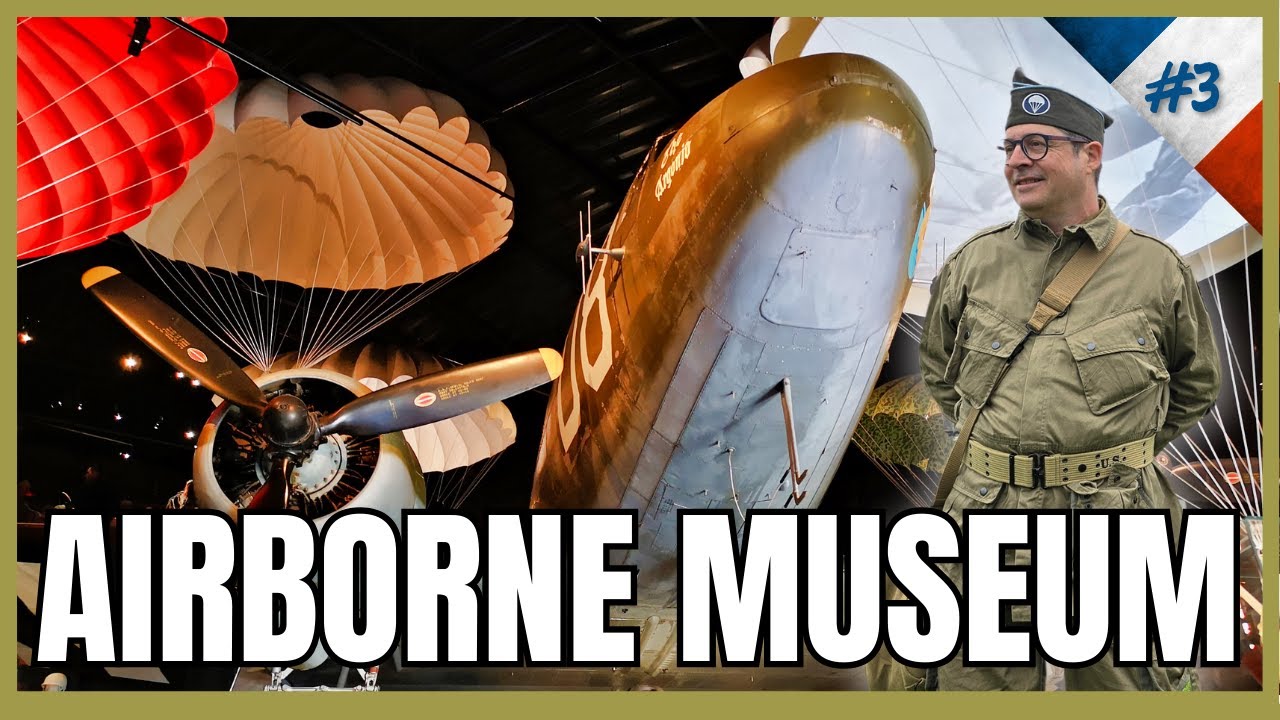 🇫🇷 Museo AIRBORNE y CEMENTERIO de Colleville-sur-Mer | NORMANDÍA 80 aniversario del desembarco