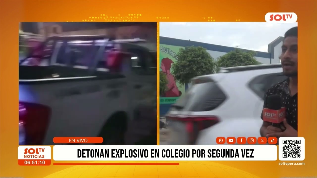 Trujillo: detonan explosivo por segunda vez