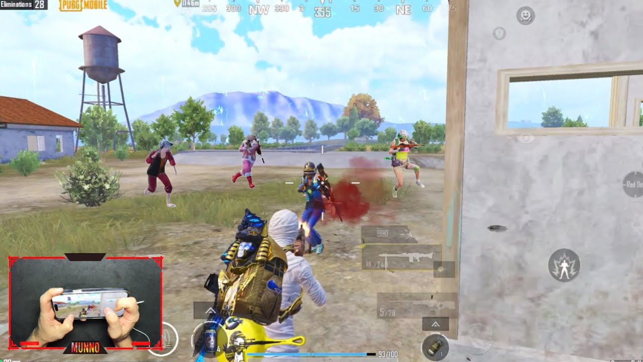 HANDCAM! iPHONE 14 PRO MAX GAMEPLAY🔥Pubg Mobile