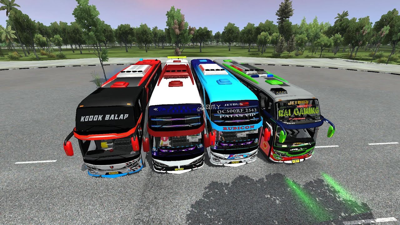 BUS INDONESIA SIMULATOR MULTI PLAYER RACING OVERTAKE V441..