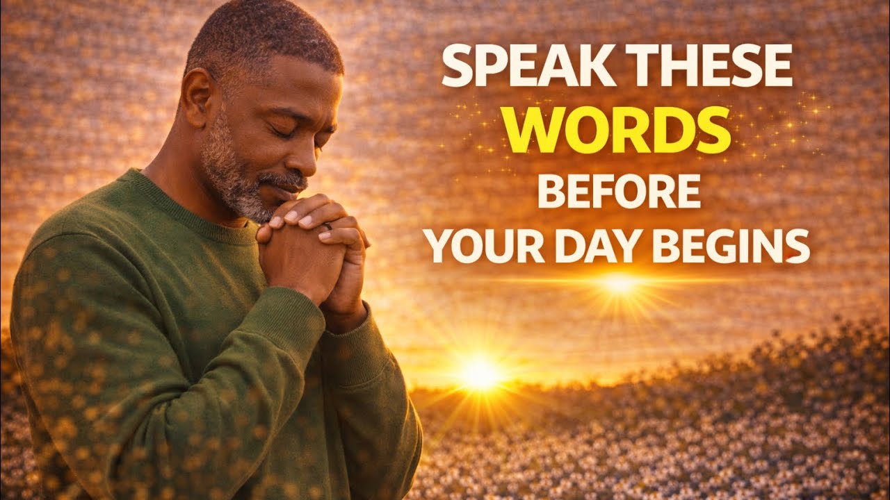 Speak These Words Before Your Day Begins | Morning Prayer