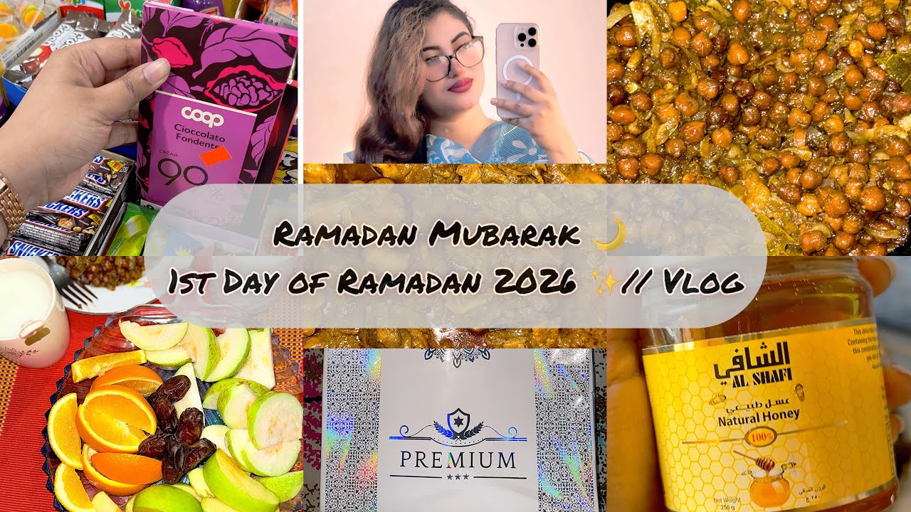 Ramadan Mubarak ✨🌙|| 1st day of Ramadan 2026 || Vlog @awathaychowdhury 