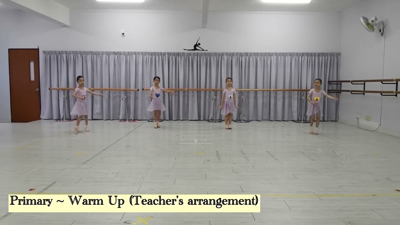 RAD Ballet, Primary in dance, Warm Up 
