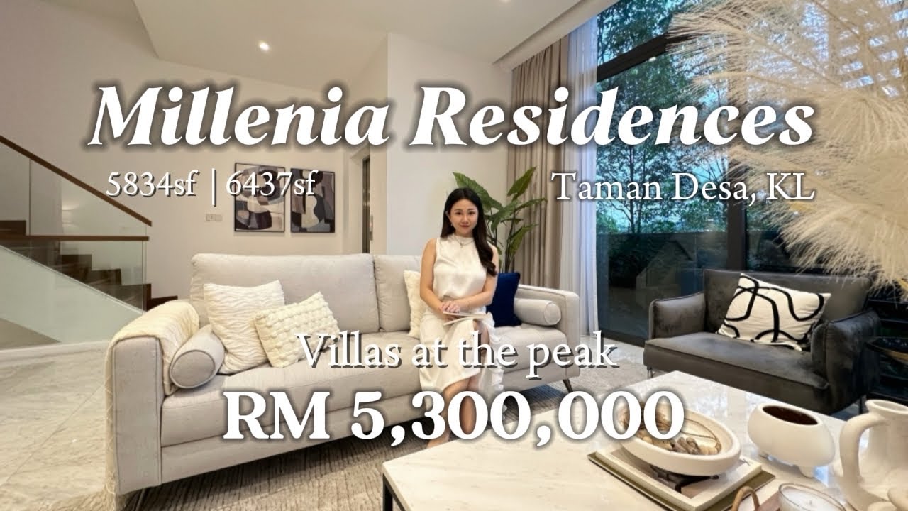 【Millenia Residences】Taman Desa Kuala Lumpur | 4-Storeys Luxury Villas with Private Lift | Freehold