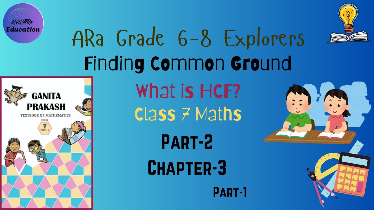 Highest Common Factor, HCF in Maths, Class 7 Maths Part-2, Class 7 Maths -2 Chapter-3 HCF, CBSE Math