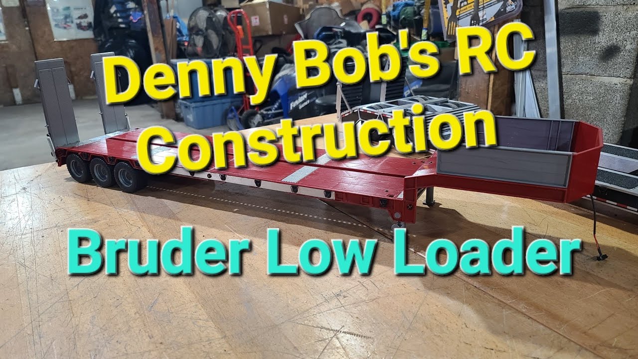My Stretched Bruder Low Loader Trailer Tie Downs