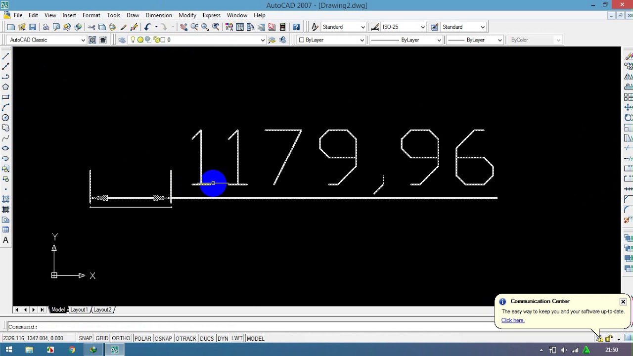 Cara Memberikan Satuan Pada Linear - AUTOCAD 2007