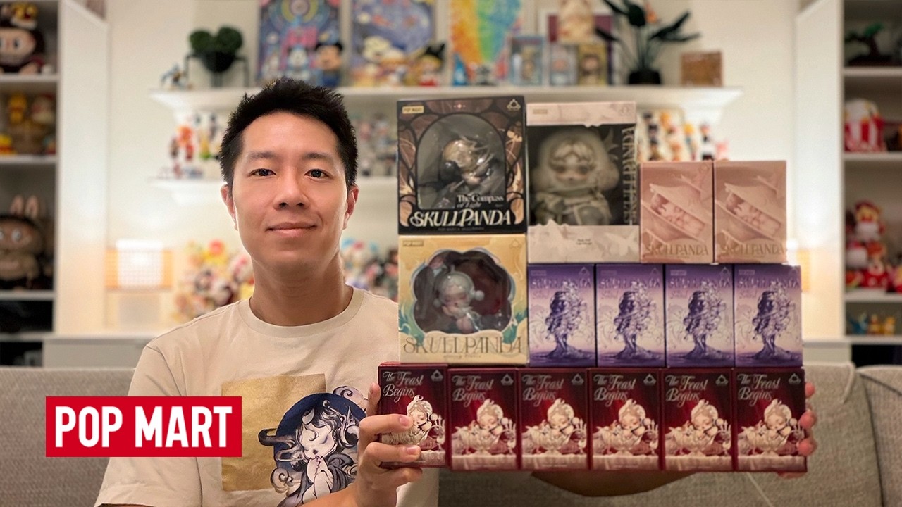 ПЕРВЫЙ ГОД! ЭКСКЛЮЗИВНАЯ РАСПАКОВКА SKULLPANDA В ШАНХАЕ! Pop Mart Caged Uncaged, Compass of Light...