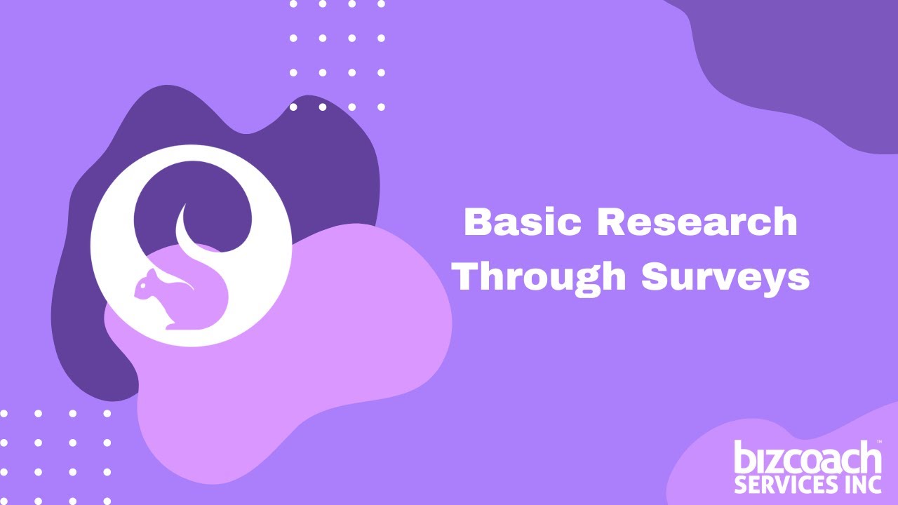 Biz Coach Services: Basic Research Through Surveys