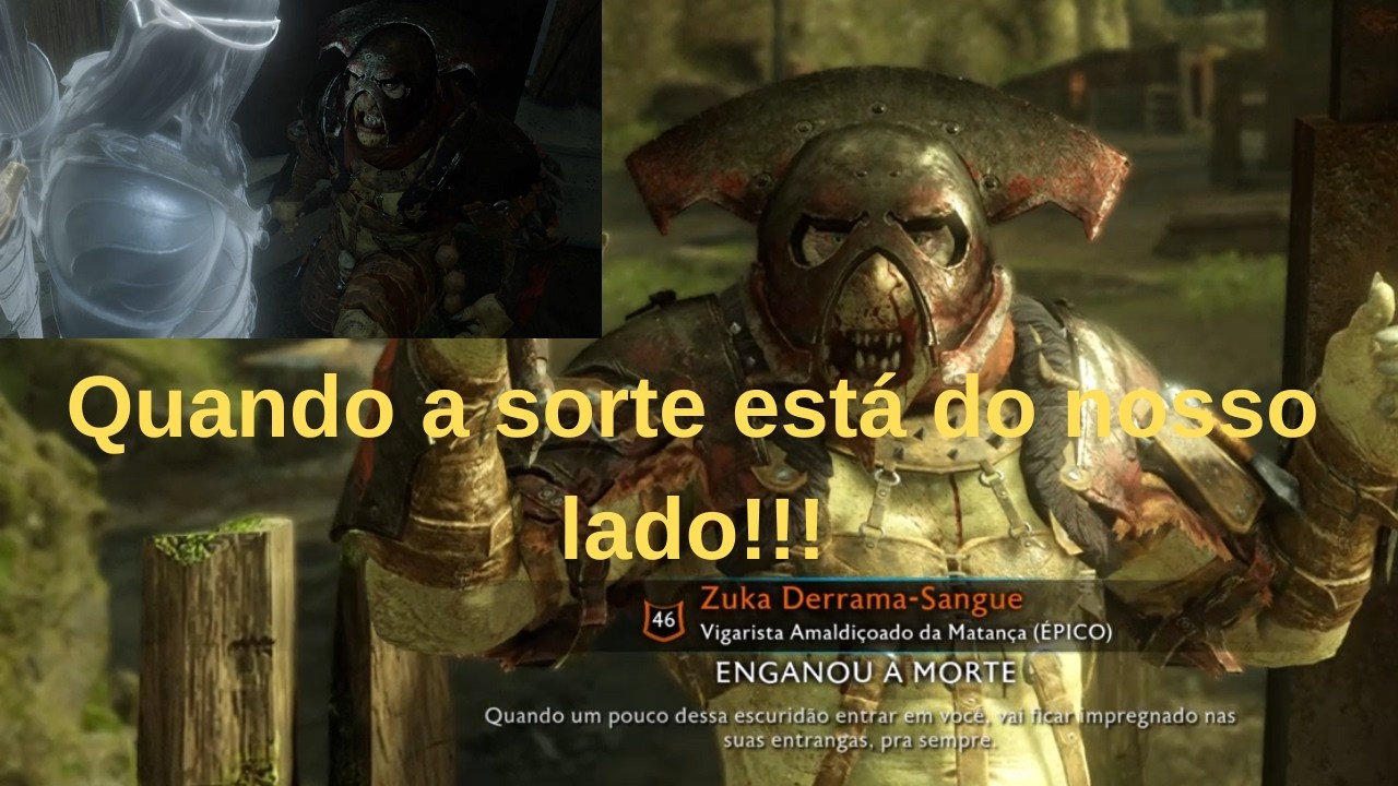 Sombras da Guerra : Uma luta onde a sorte ajudou e definiu o resultado!