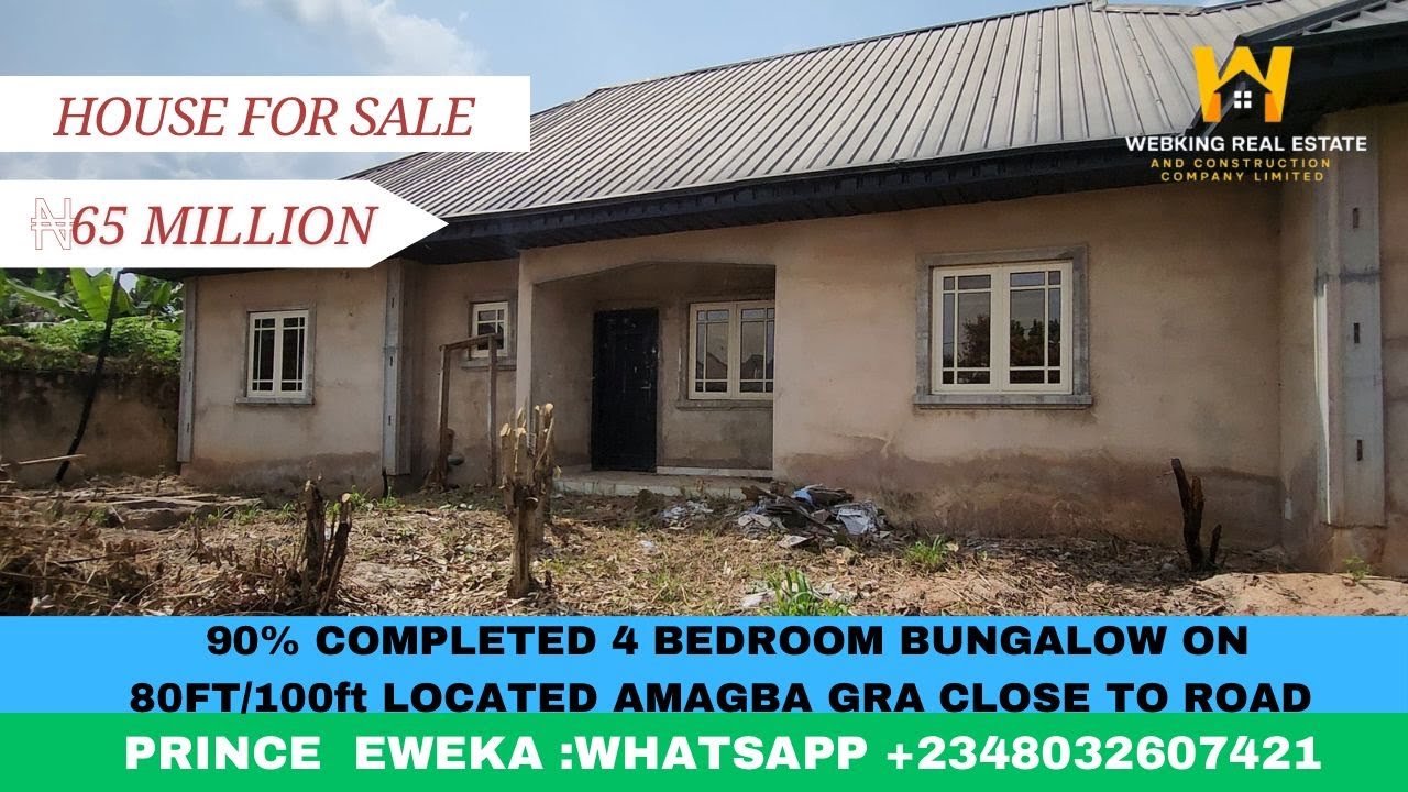 HOUSE FOR SALE IN GRA AMAGBA NIGERIA BENIN CITY EDO STATE.