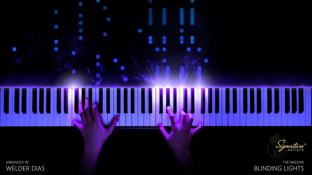 Blinding Lights The Weeknd | Tutorial Piano Cover Full Video On Channel Musicnotes Signature Artists
