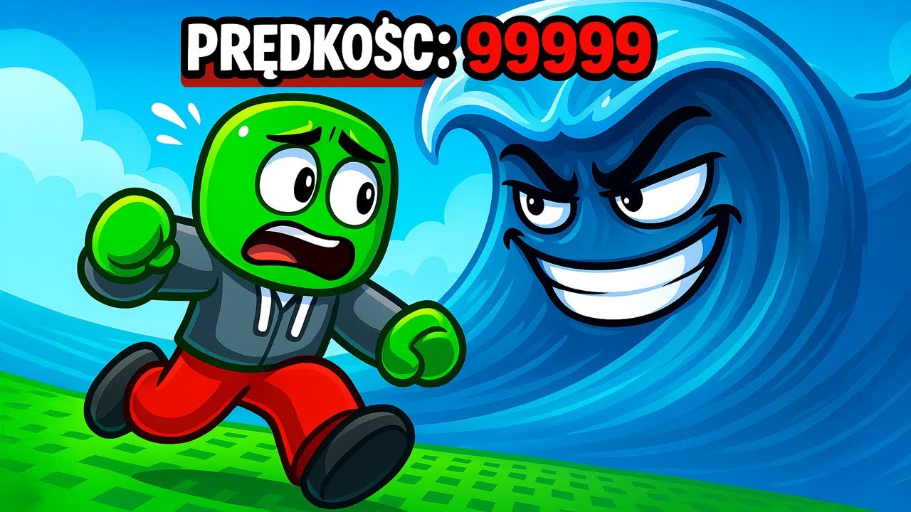 KAŻDA SEKUNDA +1 SZYBKOŚCI DO UCIEKANIA PRZED TSUNAMI w Roblox!