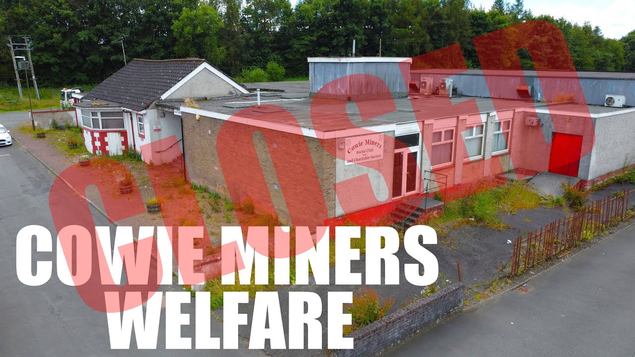 Cowie Miners Welfare : Closed & derelict