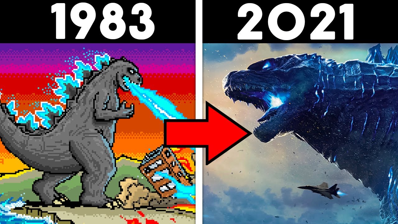 EVOLUÇÃO DO GODZILLA NOS GAMES