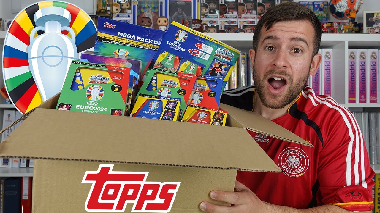 ASÍ SON TODOS LOS PRODUCTOS de la COLECCIÓN DE CARTAS de la EUROCOPA 2024
