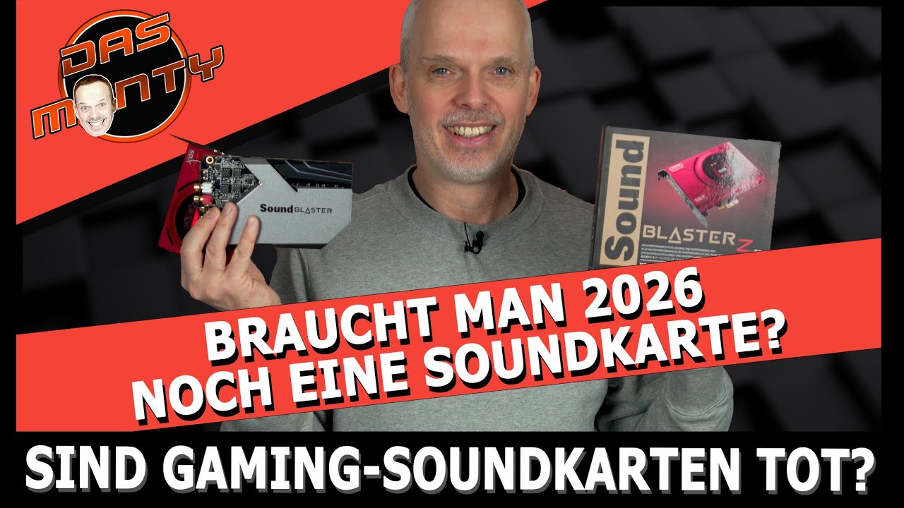 Sind Gaming-Soundkarten tot? - Braucht man 2026 noch eine Soundkarte? | DasMonty