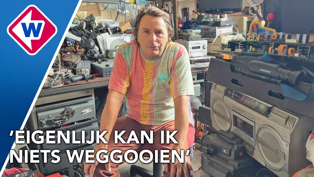 Hoarder George ruimt op en kan weer in bed slapen