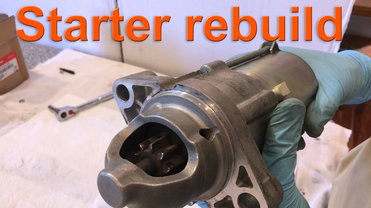 2006 Honda Accord Starter Rebuild