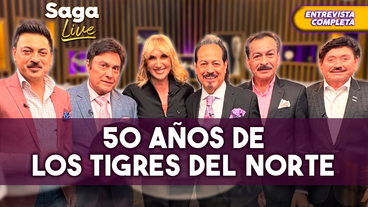La jefa Adela Micha con los jefes, Los Tigres del Norte | Saga Live